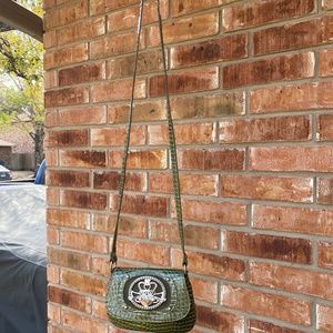 Kathy Van Zeeland Faux Croc Crossbody Purse